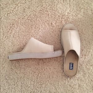 White Keds slip-ons